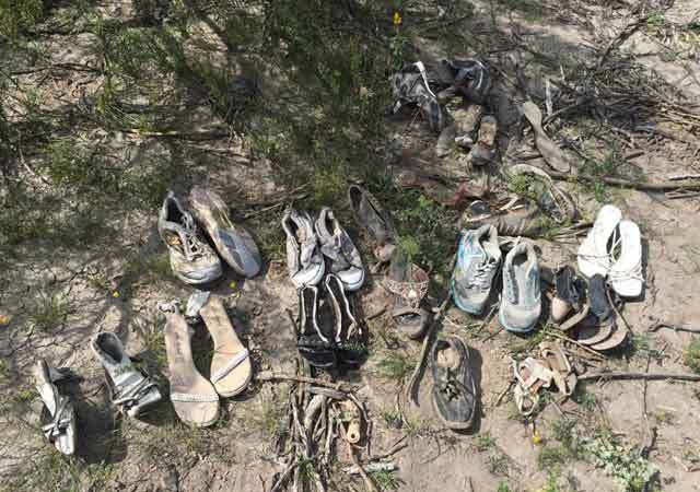 Fosa en el Ejido de Patrocinio, Coahuila.