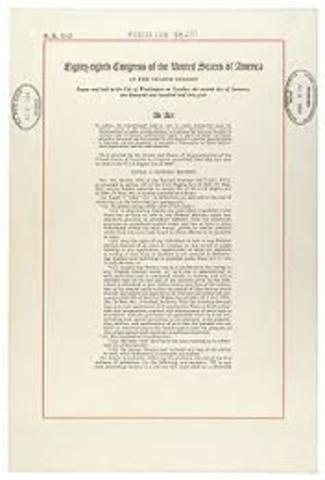 Lyndon Johnson - Civil Rights Act