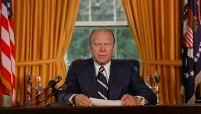 Gerald Ford - Pardons Richard Nixon