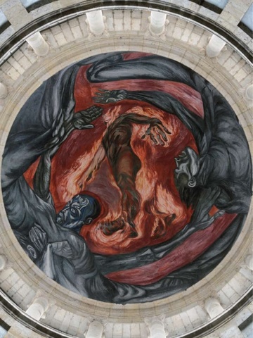 (México) El hombre en llamas, José Clemente Orozco, 1939