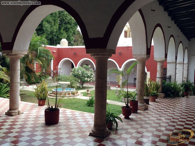 Patio central de las casas coloniales