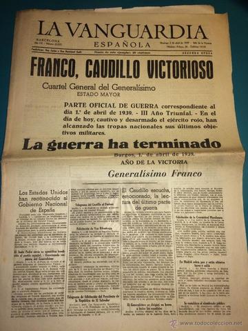 Fin de la Guerra Civil Española