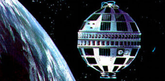 El primer satélite activo