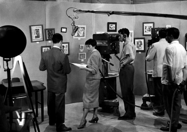 La primera transmisión de televisión entre EE. UU. y Europa.