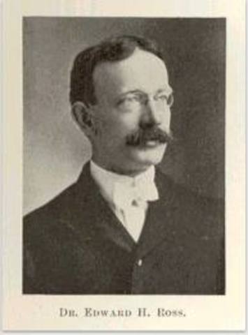 EDWARD ROSS Y LA PSICOLOGIA SOCIAL