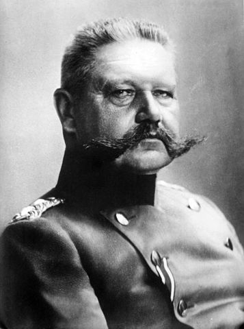 Paul Von Hindenburg død