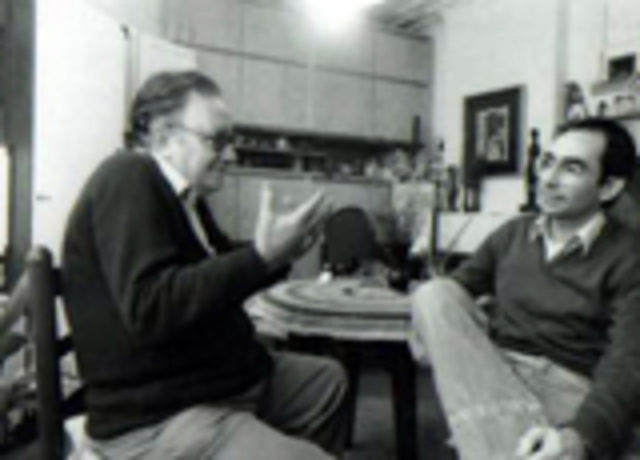 Joan Brossa és entrevistat