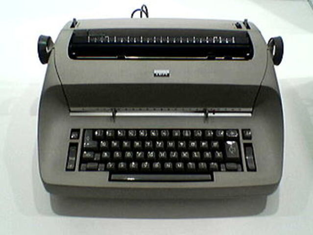 Maquina de escribir eléctrica (IBM)
