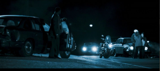 Cops investigate on road