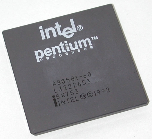 Primer procesador Pentium