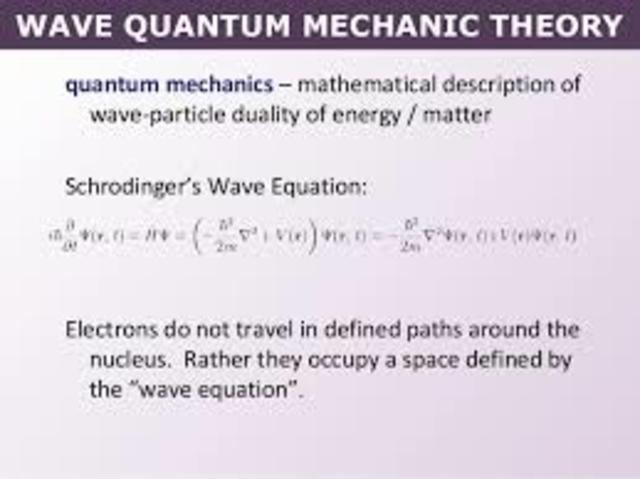 Quantum Mechanical Model