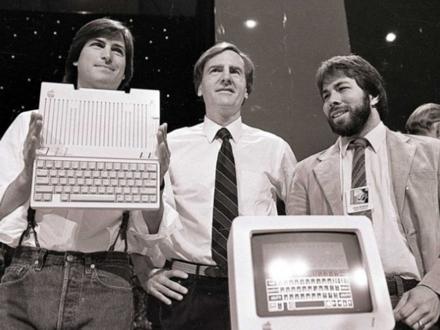 Steve Jobs and Stephen Wozniak Oct 16, 1977