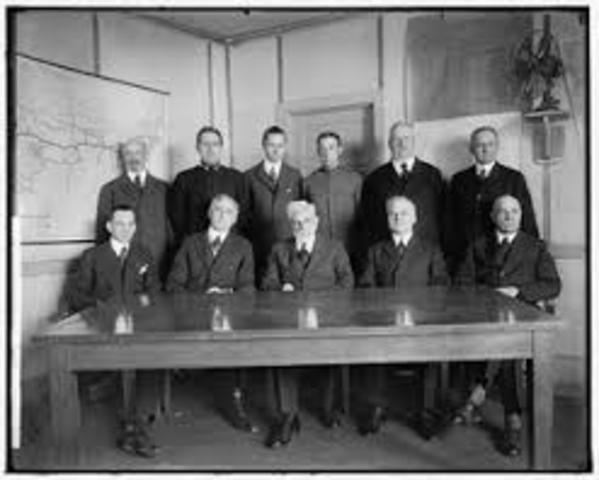 War industries board established to regulate production in WWI