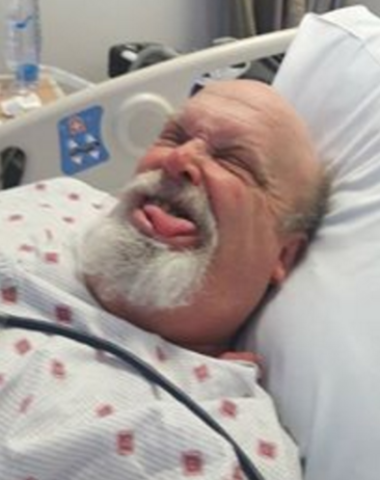 grandpa had knee surgery