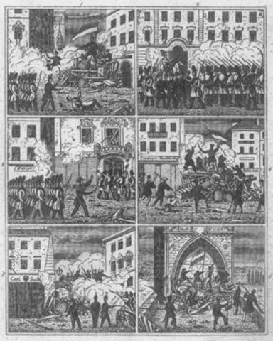 Revolt in Austrian Empire; Metternich Dismissed