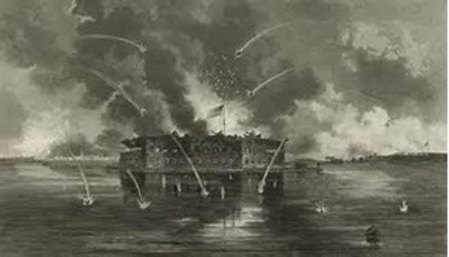 Battle at Fort Sumter