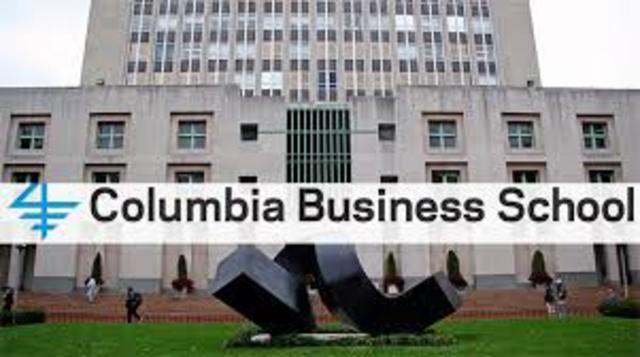 Graduated from Columbia Business School