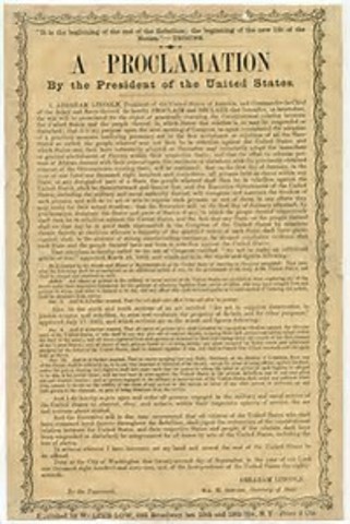 The Emancipation Proclomation