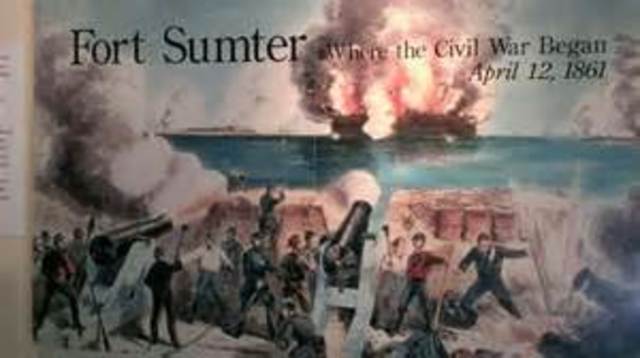 Battle at Fort Sumter