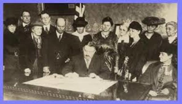 ratification of the 19th amendment