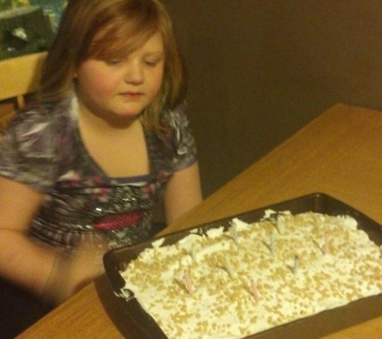 birthday at my aunts