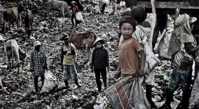 Carencias sociales en el % de personas.