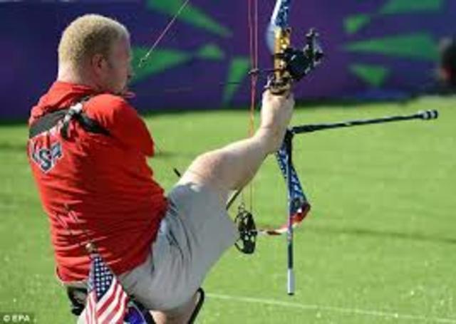 First Olympic Competition for Wheelchair Athletes