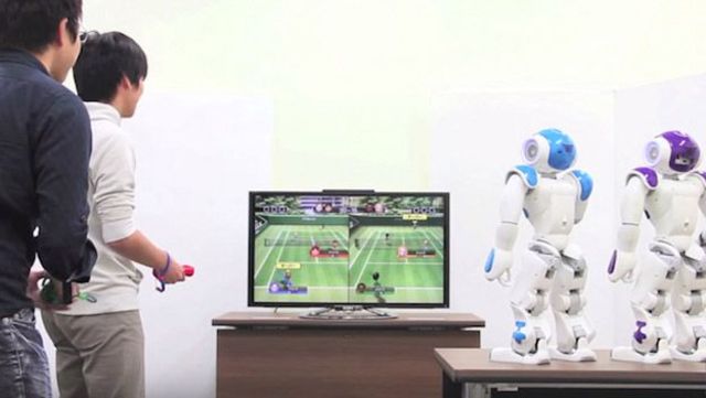 Robot que juega a la consola