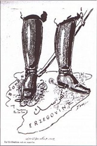 Austria-Hungary annexes Bosnia-Herzegovina