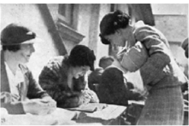 1920: Las mujeres votan en EEUU: