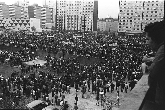 Movimiento pacifico en Tlatelolco