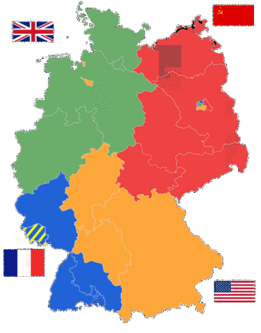 German occupation zones