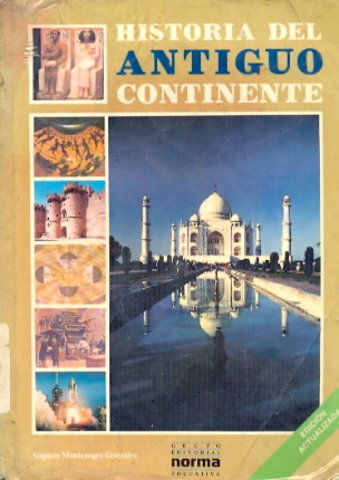 Libro de historia. Editorial Norma.