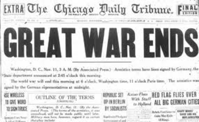 WWI Ends