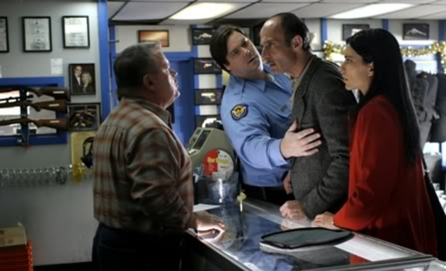 Yesterday: At the gunshop