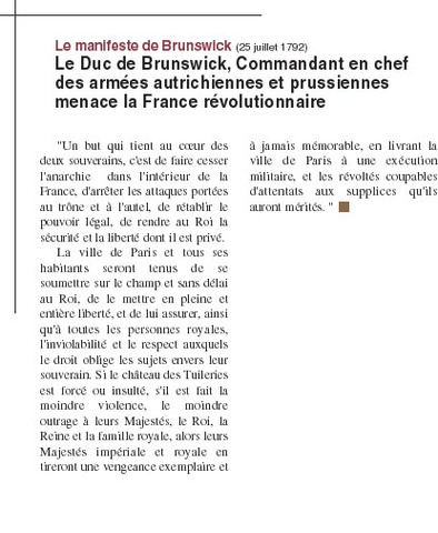 Le manifeste de Brunswick