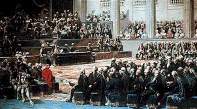 La convocation des état généraux