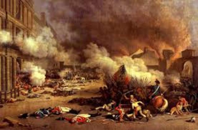 La prise du Palais des Tuileries