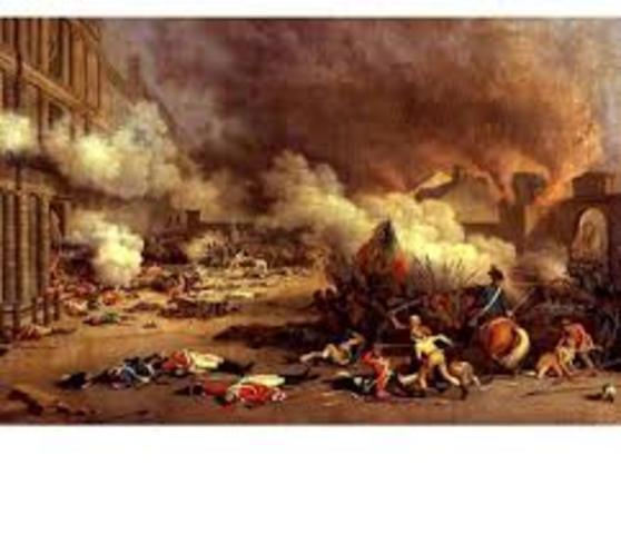 La prise de Palais des Tuilerie