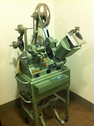 moviola ( splicing with a machine)
