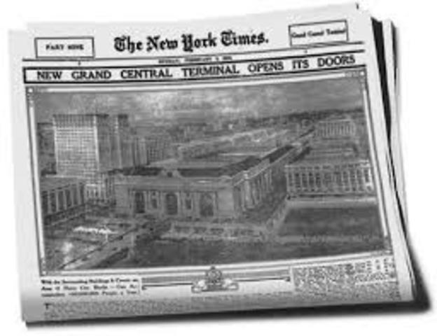 Grand Central Terminal Opens