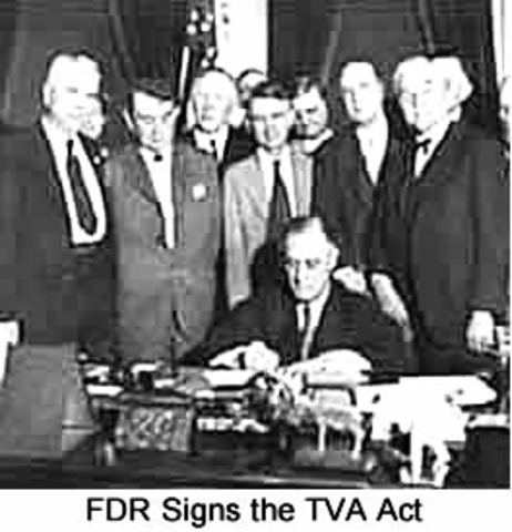 Franklin Roosevelt—New Deal Legislation