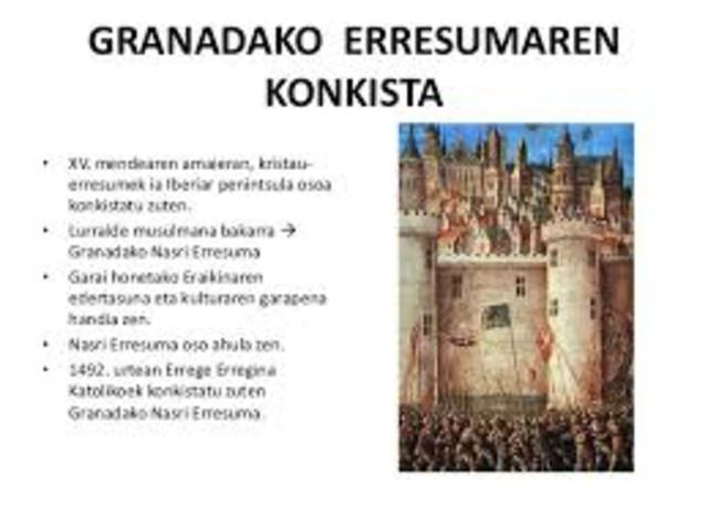 Granadako Erresumaren konkista
