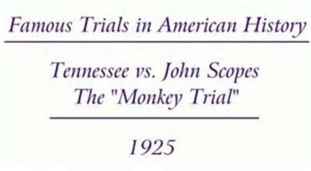 Scopes Monkey Trials Begins