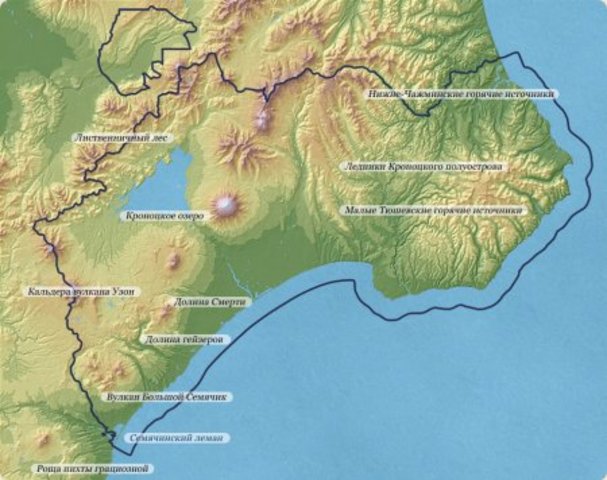 Кроноцкое озеро. Кроноцкий заповедник Камчатка на карте. Долина гейзеров Кроноцкий заповедник карта. Кроноцком государственном биосферном заповеднике на карте. Кроноцкий заповедник карта заповедника.