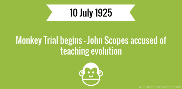 Scopes Monkey Trial Begins