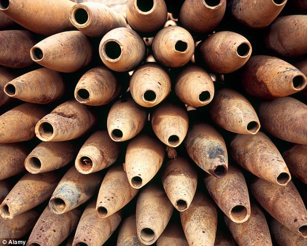 Germans Artillery Bombard Americans at Rouge Banquet