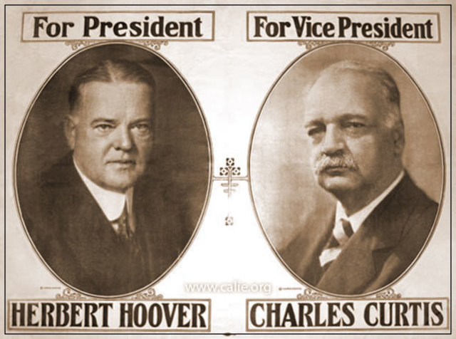 Herbert Hoover elected president