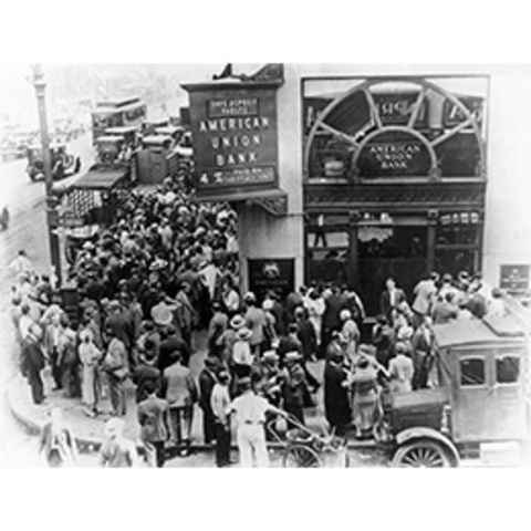 Collapse of New York Bank of America