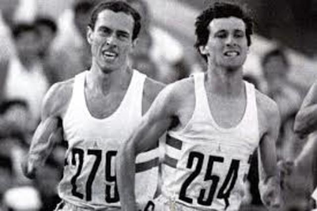 Steve Ovett and Sebastian Coe